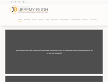 Tablet Screenshot of jeremybligh.com